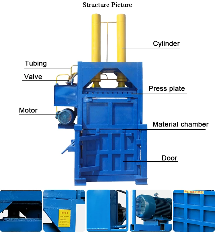 Vertical Baler Machine Parts diagram Vertical Baler Machine Parts diagram