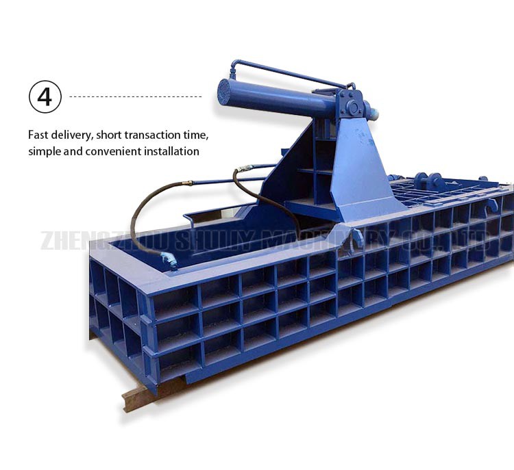 Metal scrap baling machine Metal scrap baling machine