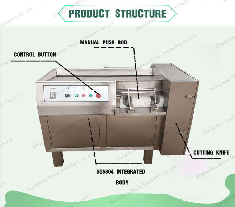meat cube cutting machine meat cube cutting machine